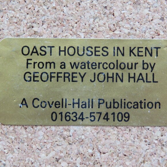 Set 4 Tablemats Watercolour Scenes of Kent England (K713) - Picture 8 of 9